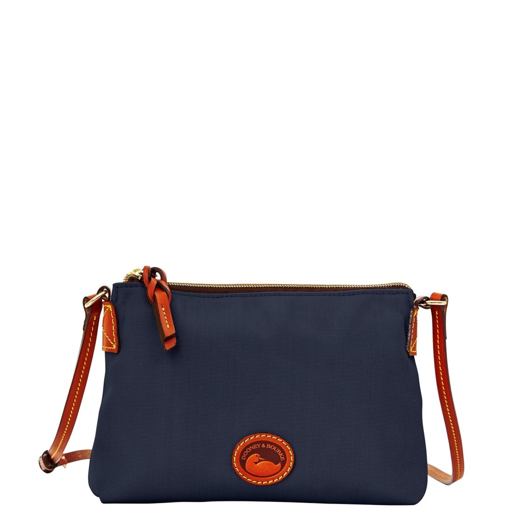 Dooney & Burke Navy Nylon Crossbody Pouchette